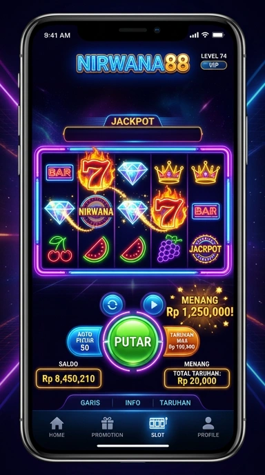 Cuplikan layar menu unduhan nirwana88 untuk perangkat Android